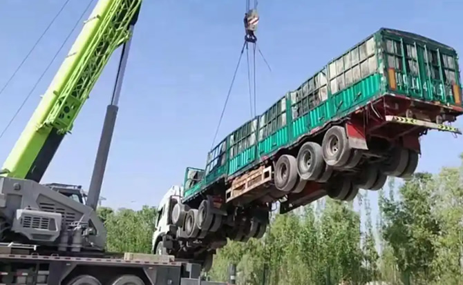 定兴道路脱困救援案例